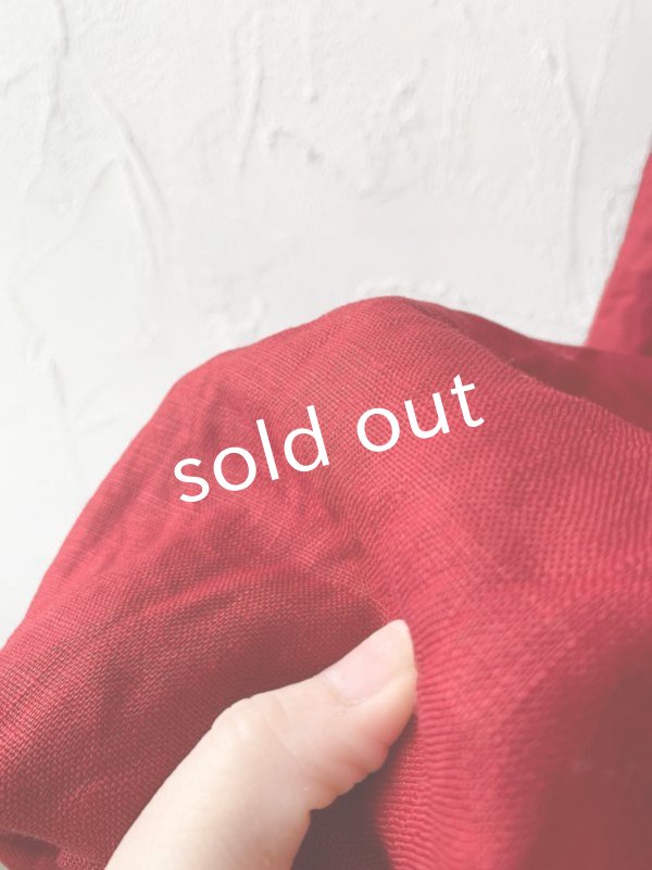 画像6: MARCHE' DE SOEUR／ノースリーブワンピース・レッド (6)