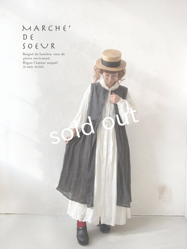 画像6: MARCHE' DE SOEUR／ベストワンピース (6)