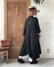 画像11: HALLELUJAH／Robe de femme de chambre 小間使いローブ衿付・black (11)