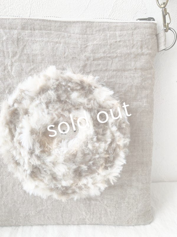 画像3: sukekiyo／スケキヨのポシェット・しろファスナー (3)