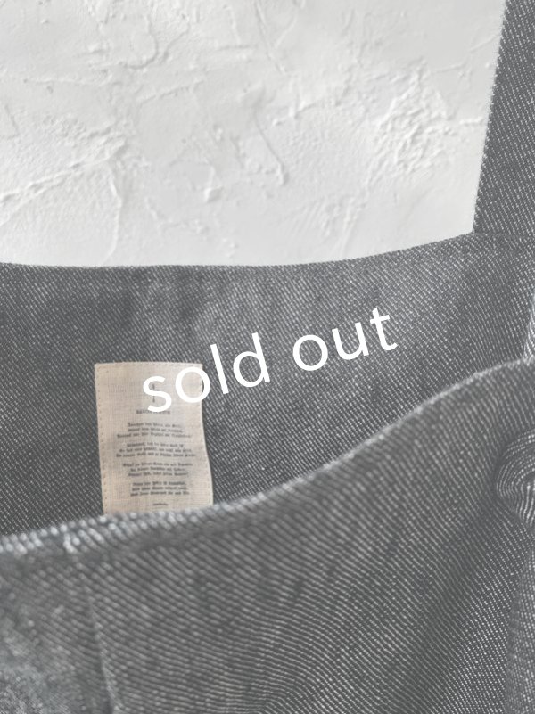 画像10: MARCHE' DE SOEUR／ピエロサロペット・杢ブラック (10)