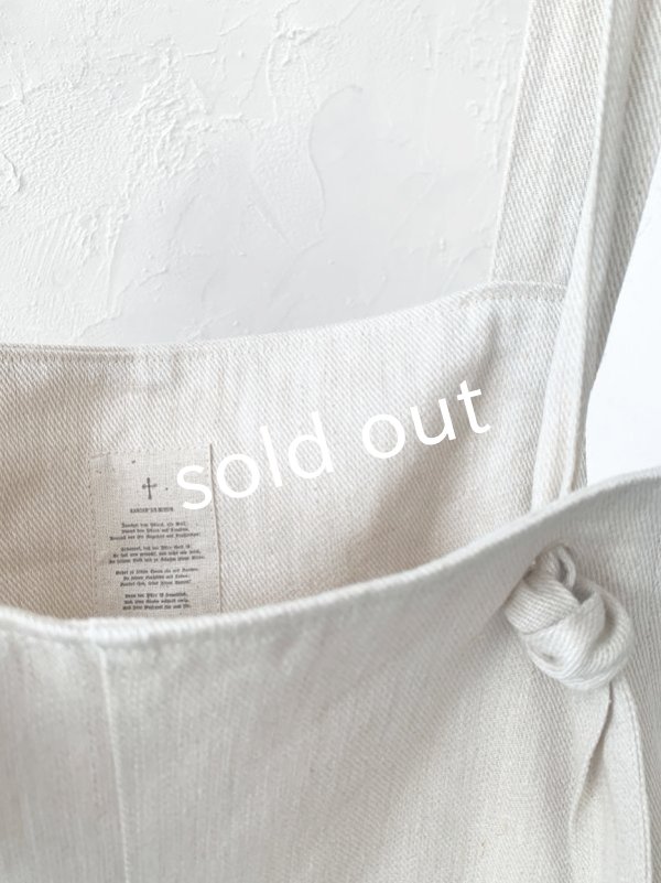 画像11: MARCHE' DE SOEUR／ピエロサロペット・生成り (11)