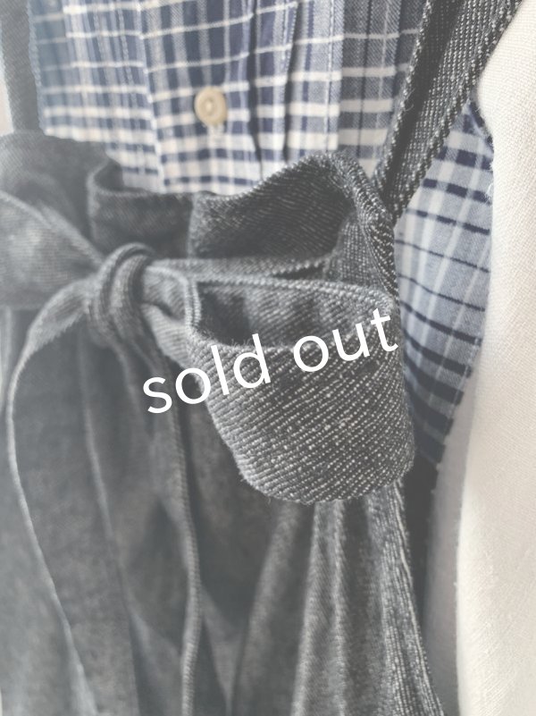 画像7: MARCHE' DE SOEUR／ピエロサロペット・杢ブラック (7)