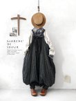 画像1: MARCHE' DE SOEUR／ピエロサロペット・杢ブラック (1)