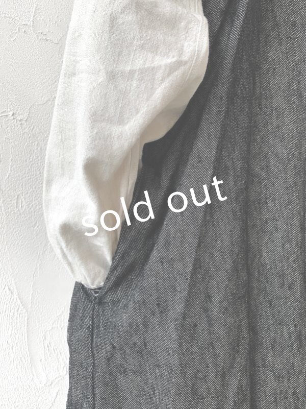 画像5: MARCHE' DE SOEUR／ピエロサロペット・杢ブラック (5)