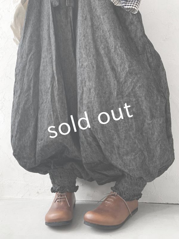 画像4: MARCHE' DE SOEUR／ピエロサロペット・杢ブラック (4)