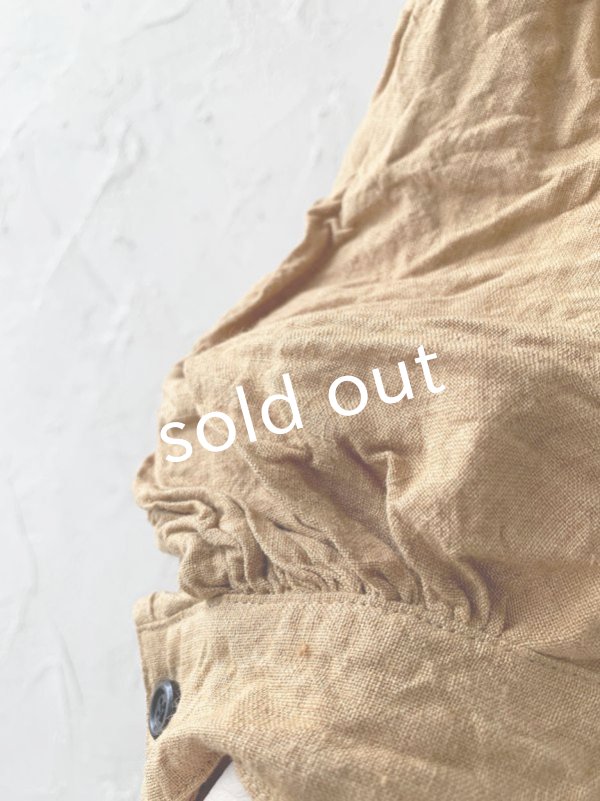 画像7: HALLELUJAH/1890's Bourgeron 羊飼いシャツワンピース・mimosa (7)