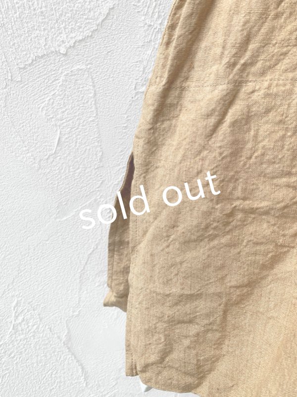 画像6: HALLELUJAH/1890's Bourgeron 羊飼いシャツワンピース・mimosa (6)