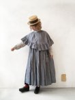 画像8: Avenue／フリルギャザーポンチョ・デニムブルー (8)