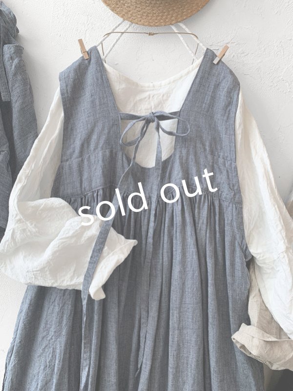 画像3: Avenue/後ろりぼんジャンパースカート (3)