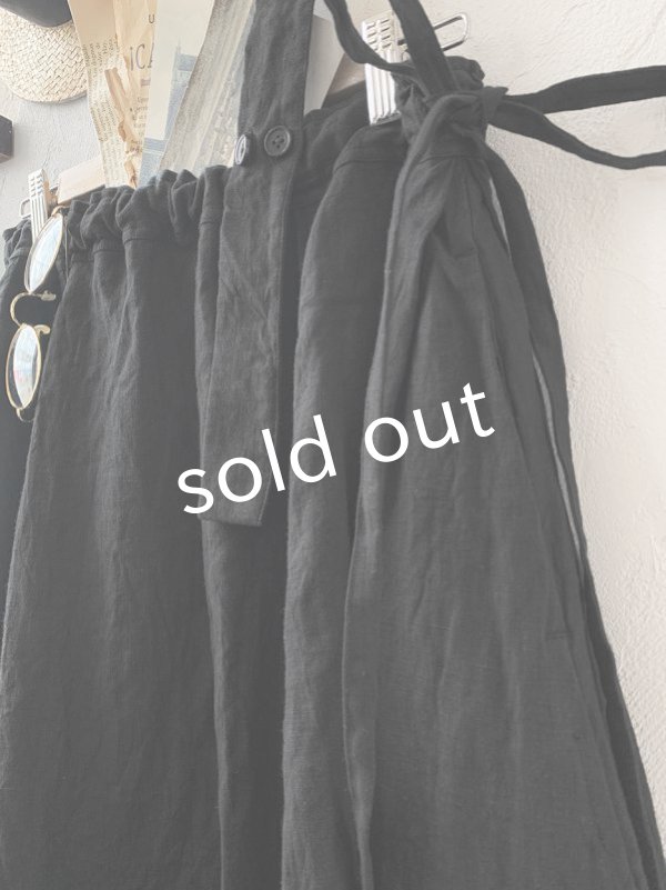 画像3: MARCHE' DE SOEUR／ワンショルダースカート・黒 (3)