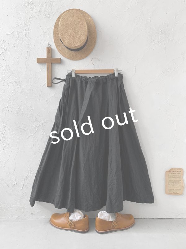 画像5: MARCHE' DE SOEUR／ワンショルダースカート・黒 (5)