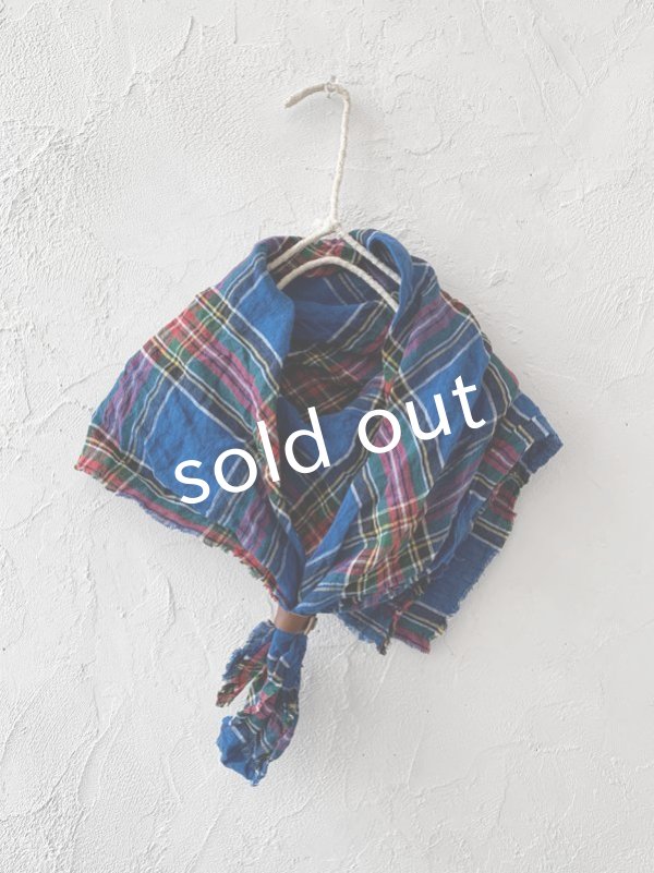 画像4: MARCHE' DE SOEUR／革タグ付き東炊きリネンストール (4)