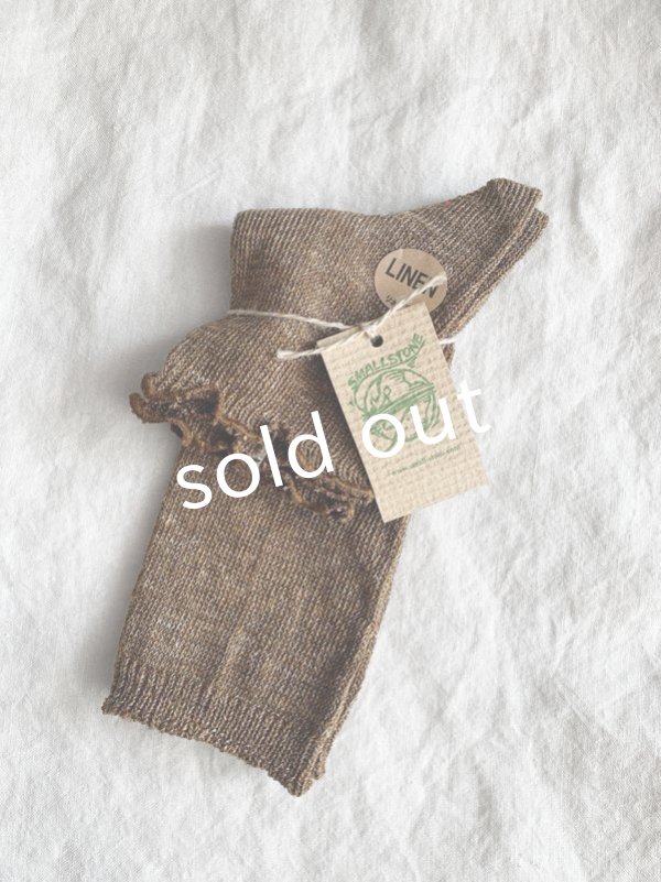 画像6: SMALL STONE／リネンサンダルソックス (6)