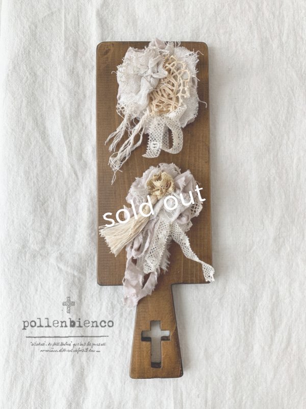 画像1: pollenbienco／アンティークタッセルのブローチ (1)