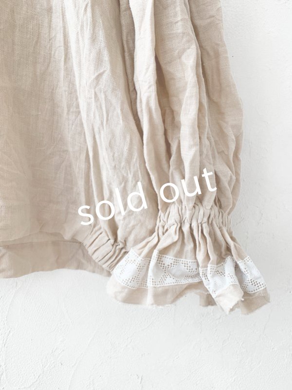 画像3: pollenbienco／アンティークレースのラッフルプルオーバー (3)