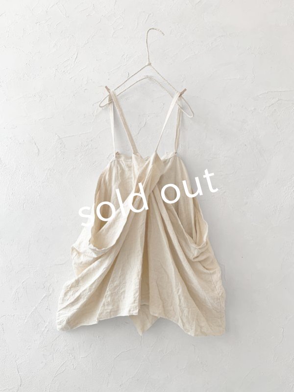 画像10: pollenbienco／アンティークレースのキャミジレ・生成り (10)