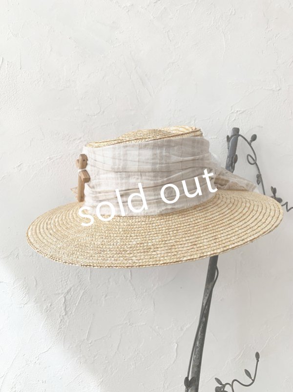 画像7: pollenbienco／アンティークレースの帽子・B (7)