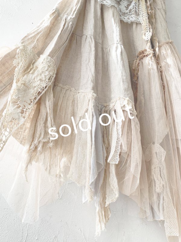 画像5: pollenbienco／アンティークレースのチュニック (5)