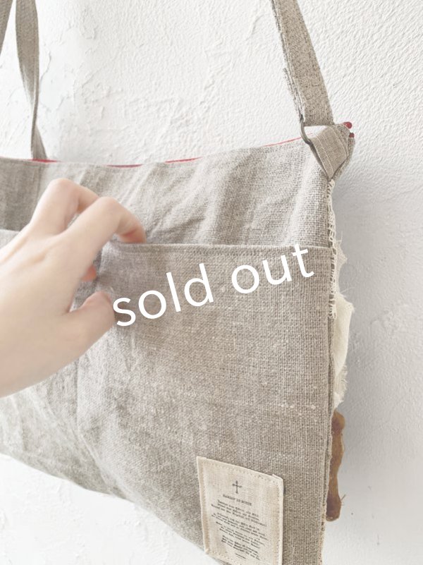 画像8: pollenbienco／アンティークレースのウエストポーチ (8)