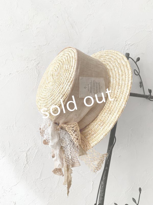 画像7: pollenbienco／アンティークレースの帽子・A (7)