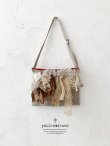画像1: pollenbienco／アンティークレースのウエストポーチ (1)