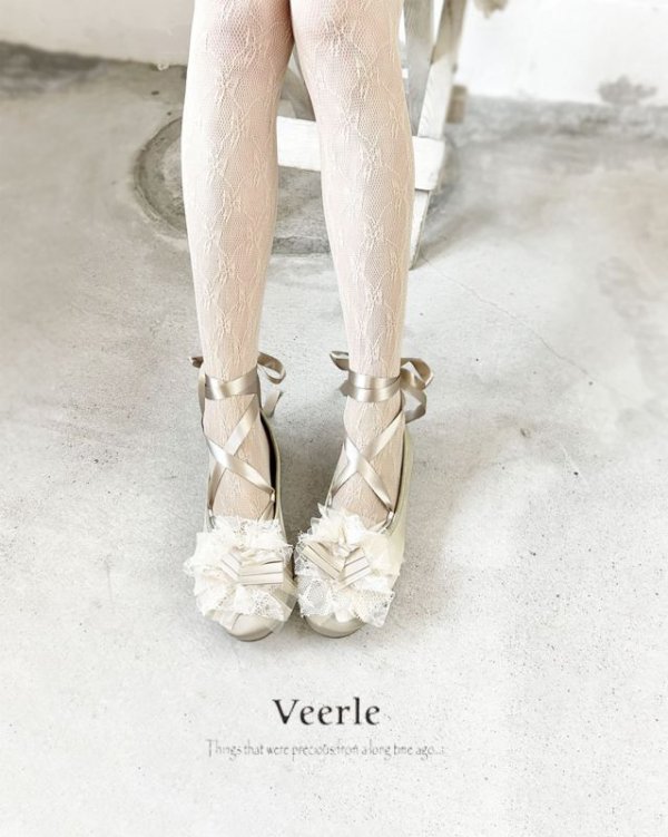 画像5: 【30%OFF SALE】veerle／バレエシューズ・アイボリー (5)