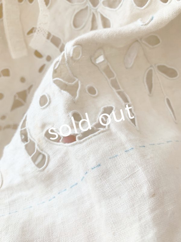画像9: pollenbienco／アンティークレースのキャミジレ・生成り (9)