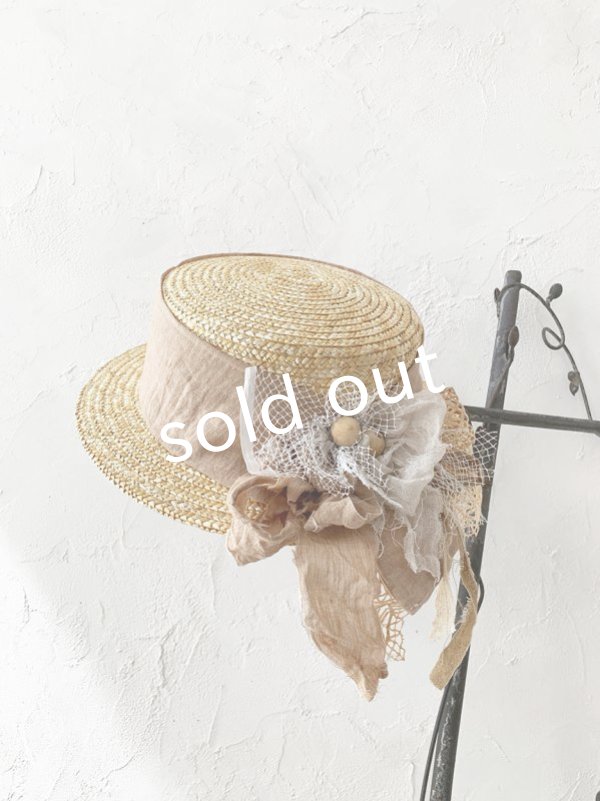 画像6: pollenbienco／アンティークレースの帽子・A (6)