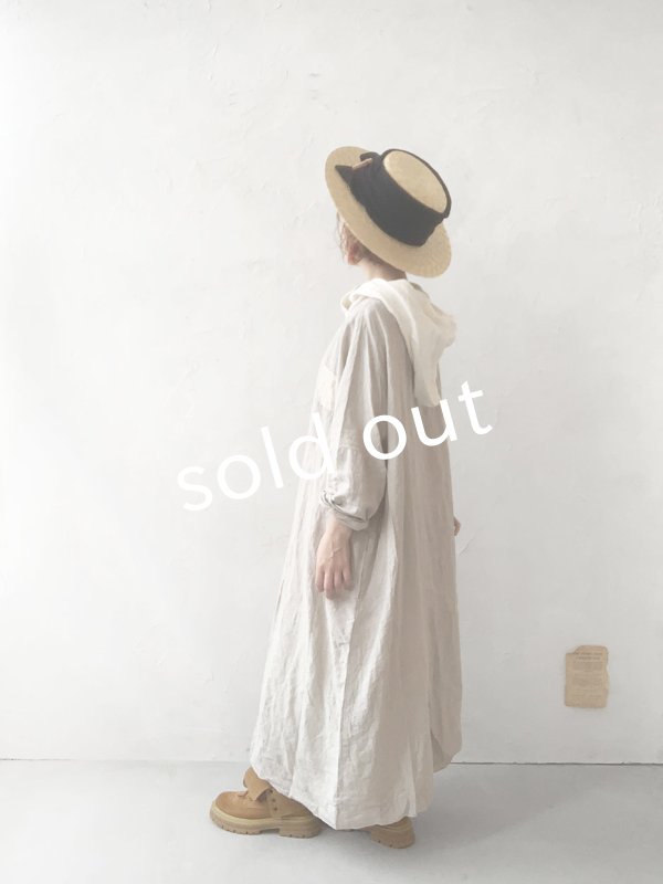 画像13: MARCHE' DE SOEUR／フードワンピース・生成り (13)