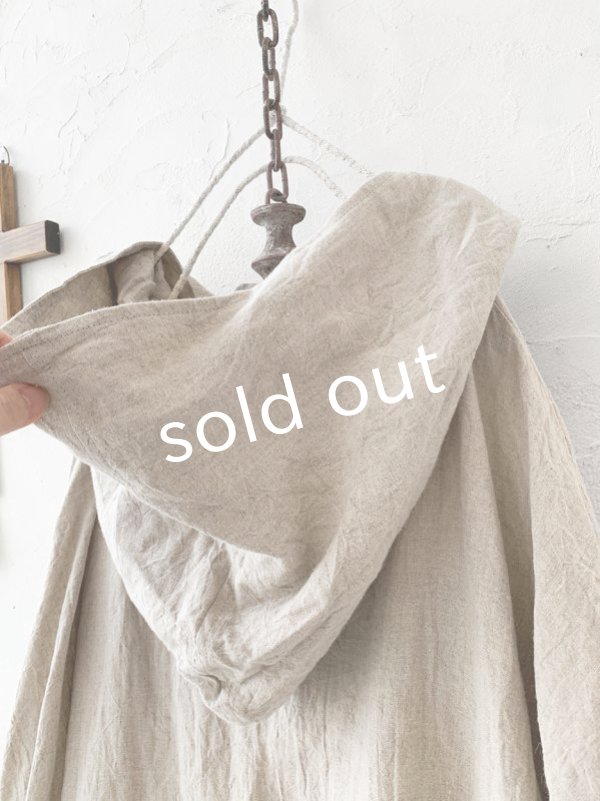 画像10: MARCHE' DE SOEUR／フードワンピース・生成り (10)