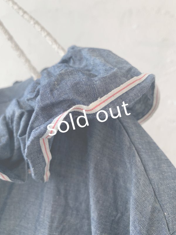 画像3: MARCHE' DE SOEUR／フローフリルブラウス・ダンガリー (3)