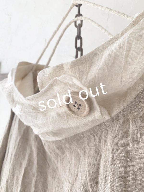 画像4: MARCHE' DE SOEUR／フードワンピース・生成り×オフ (4)