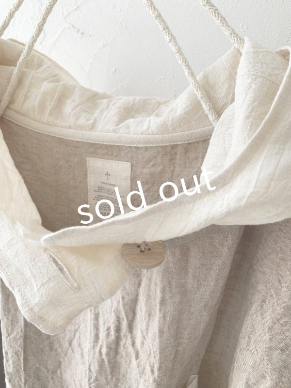 画像5: MARCHE' DE SOEUR／フードワンピース・生成り×オフ (5)