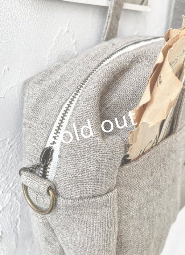 画像5: MARCHE' DE SOEUR／ボストンバッグ・リトアニアリネン (5)