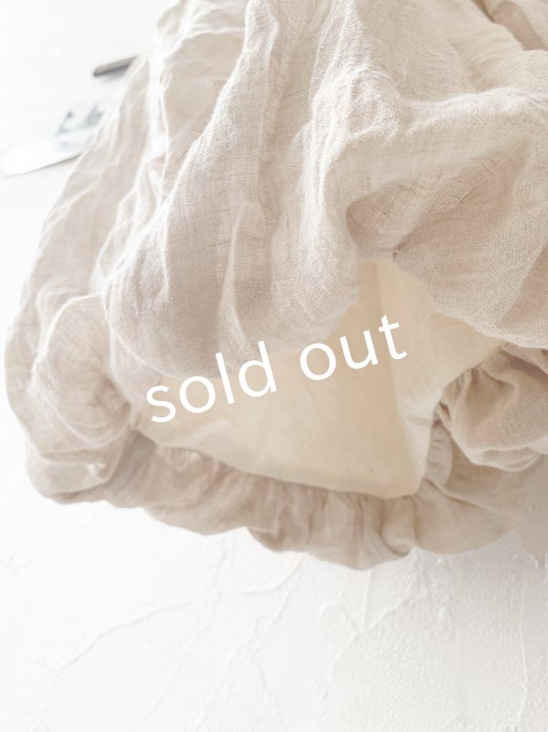 画像2: MARCHE' DE SOEUR／ホイップバルーンパンツ・ナチュラル (2)