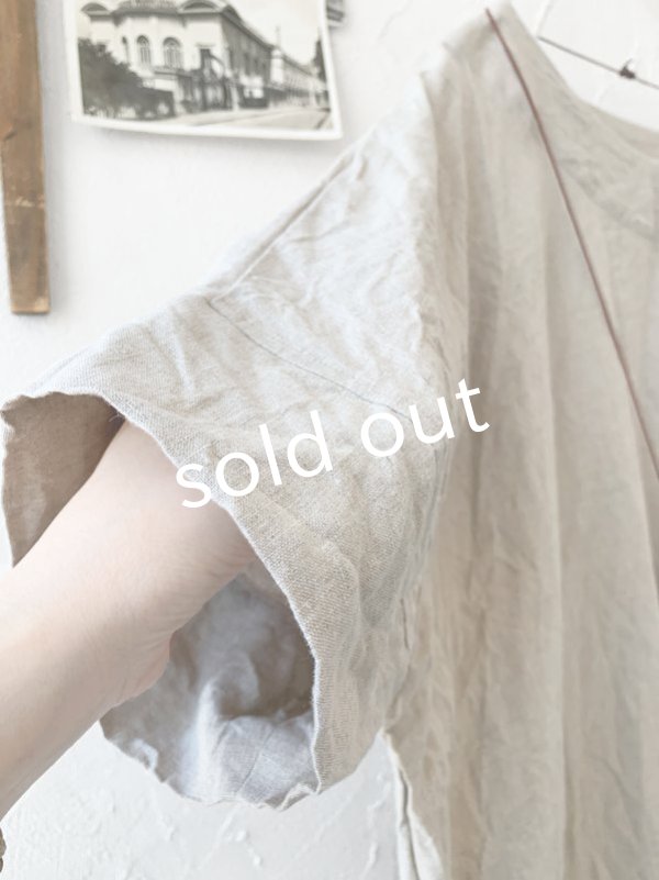 画像3: MARCHE' DE SOEUR／リネンプルオーバー・生成り (3)