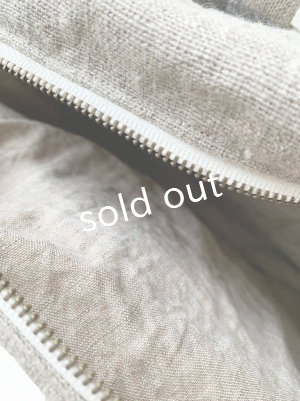 画像10: MARCHE' DE SOEUR／ボストンバッグ・リトアニアリネン (10)