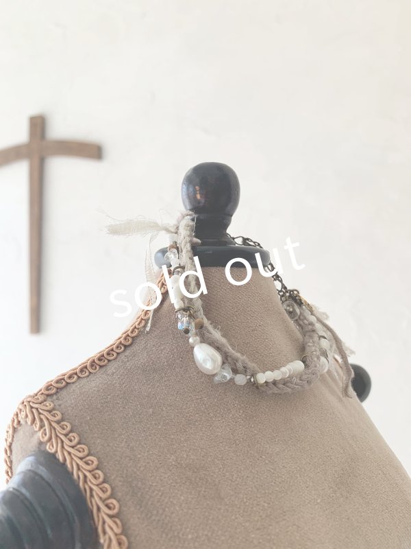 画像4: toromeco／裂き編みブレスレット・mocha (4)