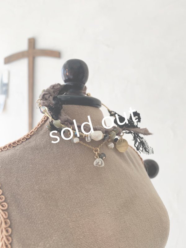 画像3: toromeco／裂き編みバングル・dark (3)