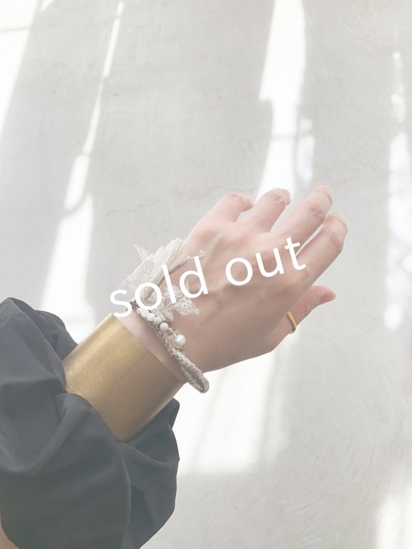 画像8: toromeco／裂き編みブレスレット・mocha (8)