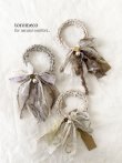 画像1: toromeco／裂き編みのシュシュantique (1)