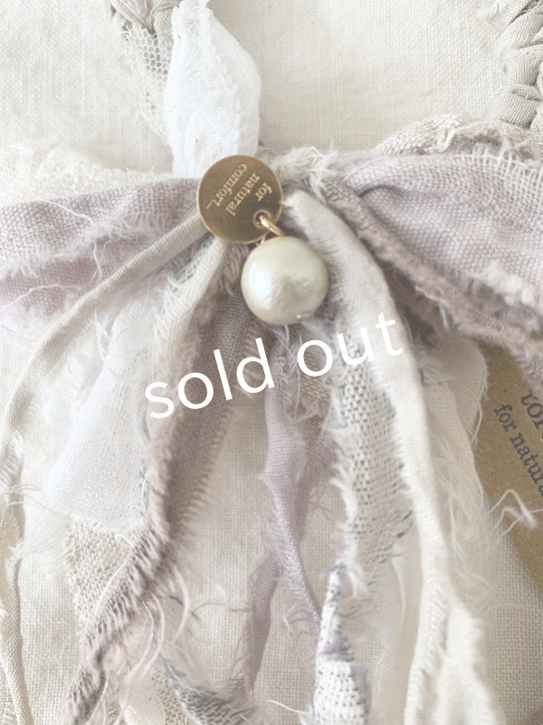 画像5: toromeco／裂き編みのシュシュantique (5)