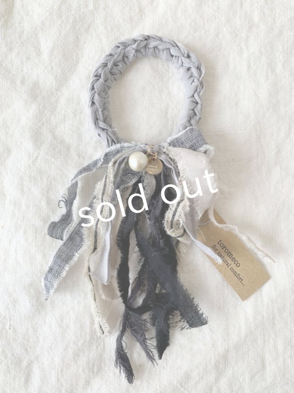 画像4: toromeco／裂き編みのシュシュ (4)