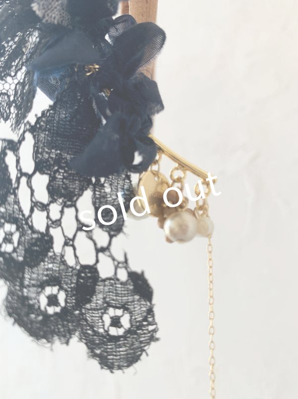 画像2: toromeco／コットンシルクのイヤーフック・dark navy (2)