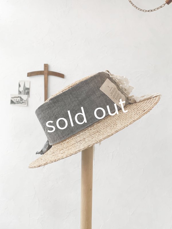 画像5: pollenbienco／アンティークレースの帽子・C (5)