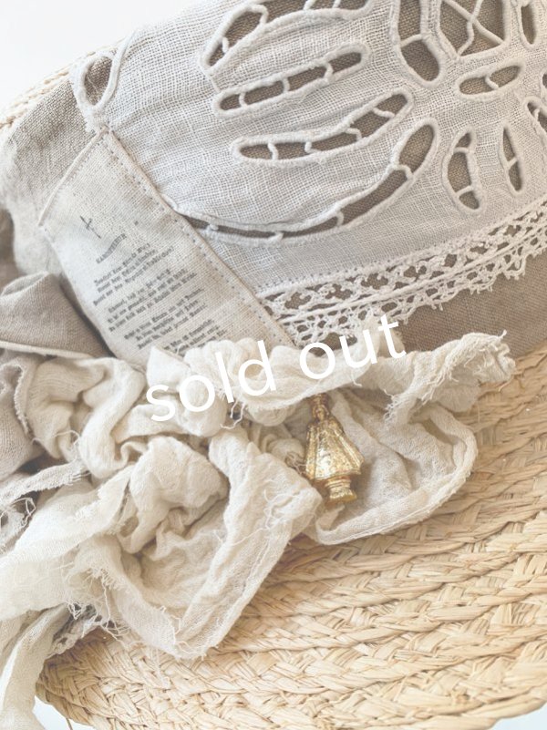 画像7: pollenbienco／アンティークレースの帽子・A (7)