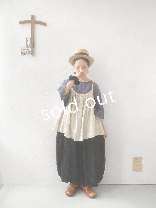 画像13: Avenue/ギャザーキャミソール・紅茶 (13)