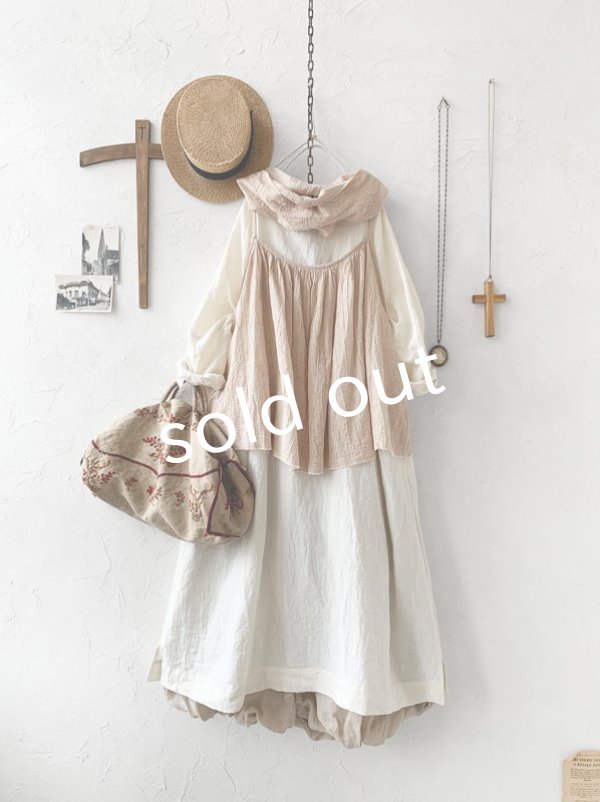 画像5: Avenue/ギャザーキャミソール・紅茶 (5)