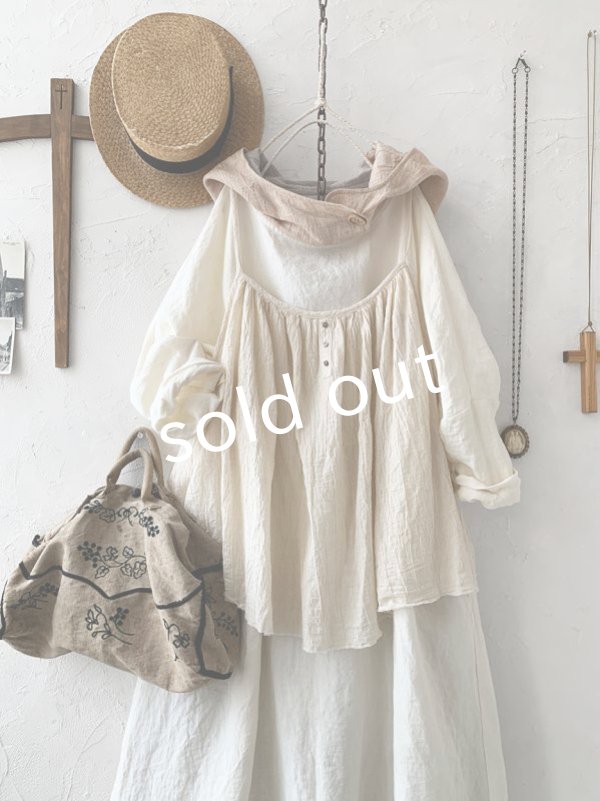 画像2: Avenue/ギャザーキャミソール・ミルク (2)